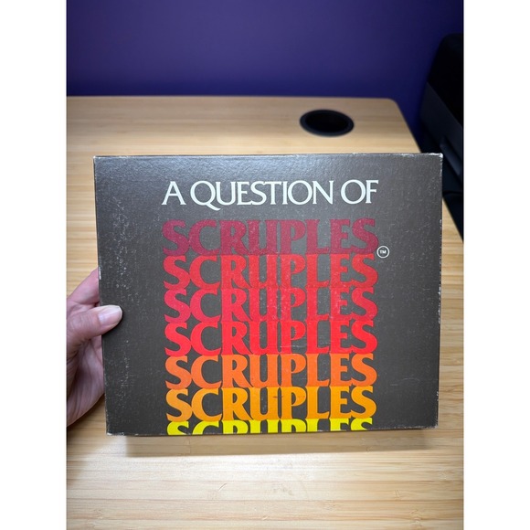 Maruca Other - A Question of Scruples Complete Vintage 1984 Board Game Moral Dilemmas